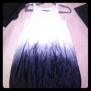 Ombré bubble-hem dress