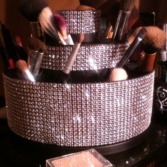 Other - Makeup brush holder lots of BLING!!