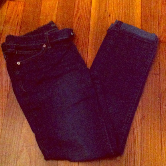 Dark blue skinny jeans