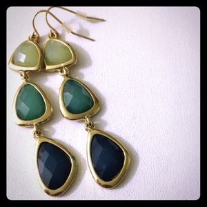 Blue Ombré Earrings