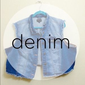 denim vest