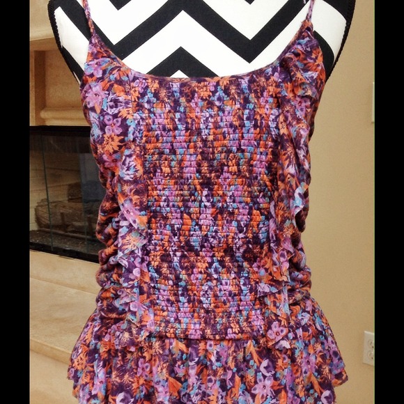 πHOST PICK x 3! Free People floral tank βοΈSALE!βοΈ - Picture 2 of 4