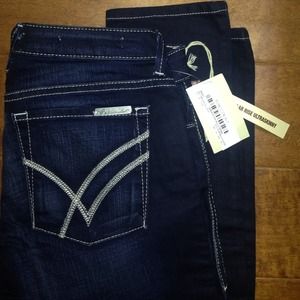 NWT William Rast Jerri skinny hematite wash 28