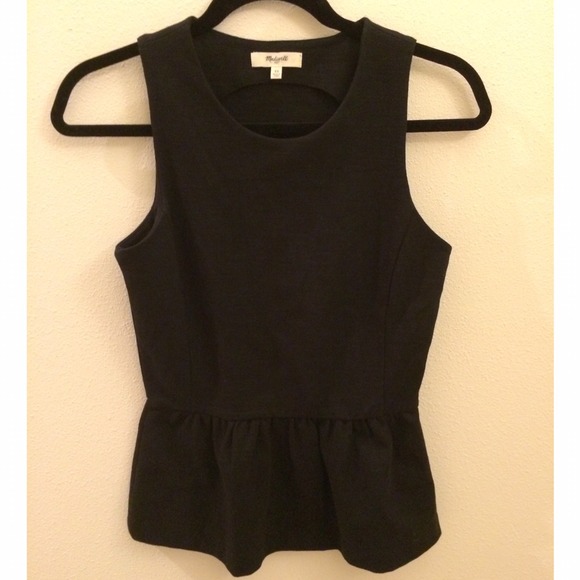 NWOT Madewell Peplum Tank - Picture 2 of 3