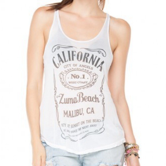 Zuma beach tank top