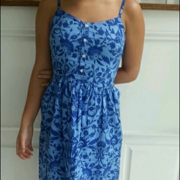 Vintage style spaghetti strap dress.