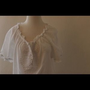 White Lace Blouse