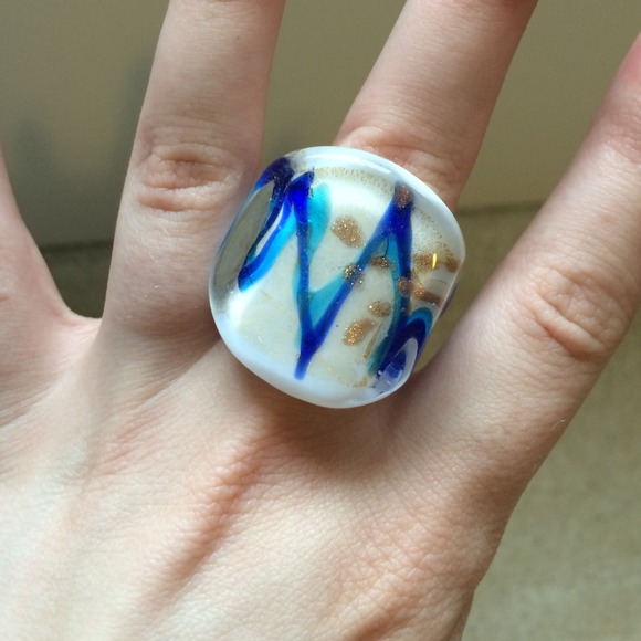 Stained glass ring from Germany. - Picture 1 of 4