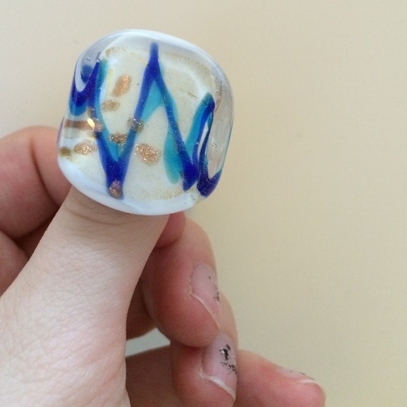 Stained glass ring from Germany. - Picture 4 of 4