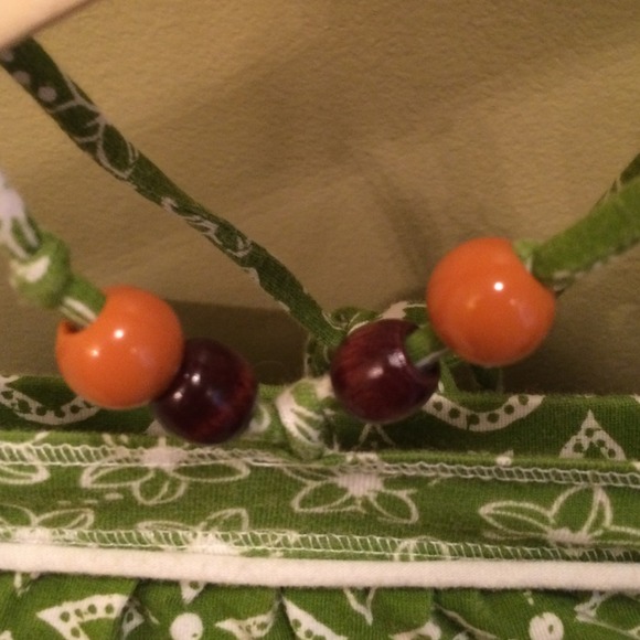 Strapless, forest green tank top. - Picture 3 of 4