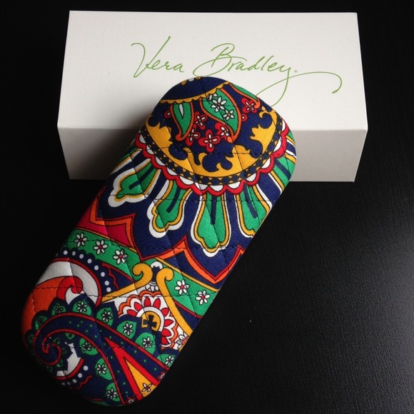 Vera Bradley hard eye glasses case NEW