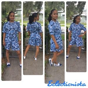 Blue fish sea rumper