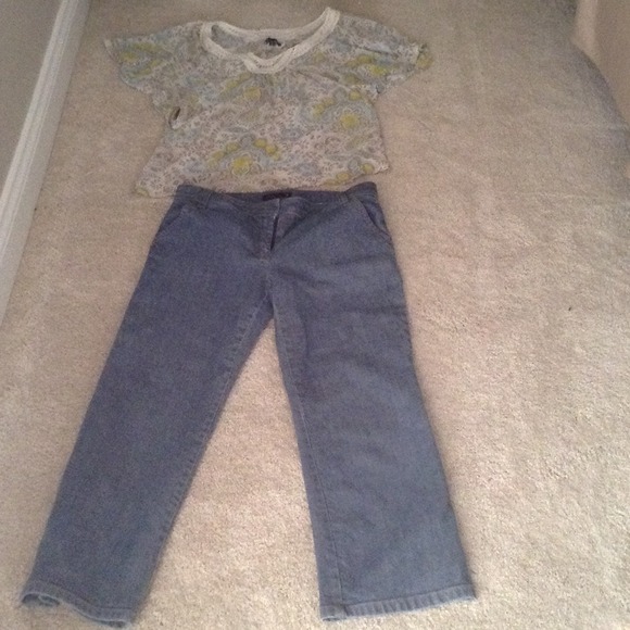 J Crew size 8 petite dressy jean