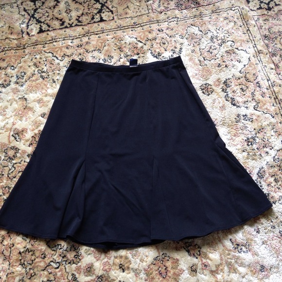 GAP STRETCH black trumpet skirt