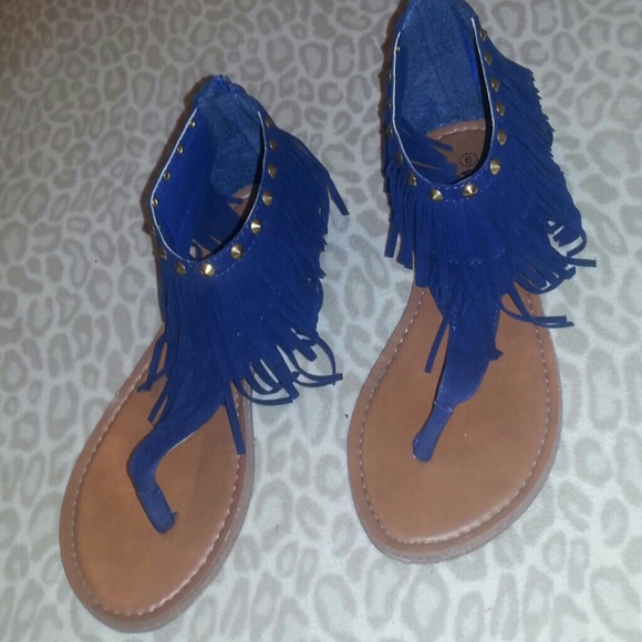 Fringed Sandals