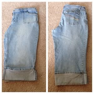 Denim capris size 20