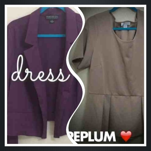 Burgundy blazer with pemplum❤️