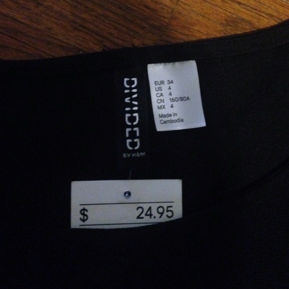 Bundled!🎉HP🎉H&M Black overlay hi-lo dress - Picture 2 of 4