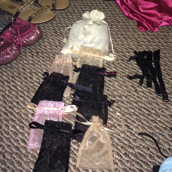 VS baggies and the lingerie white bag