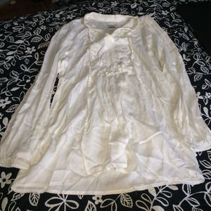 Cream tunic/ dress lightweight