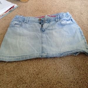 Mossimo Supply Co Denim Miniskirt Girls' Size XL