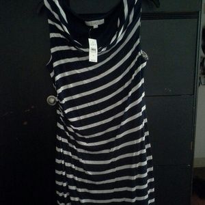 Anne Taylor nautical stripe dress