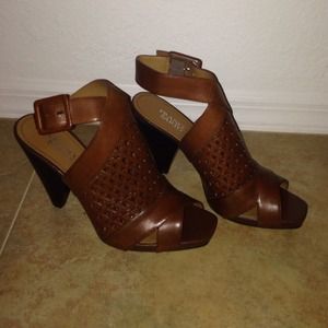 Brown Franco Sarto high heels
