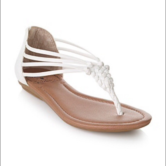 White Lucky brand Cynthia sandals