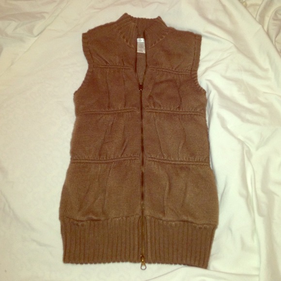 Charlotte Russe brown vest