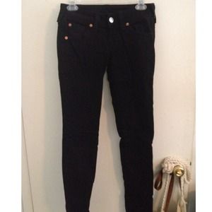 ❌SOLD❌ True Religion Black skinny jeans