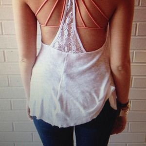 NEW free people low back top