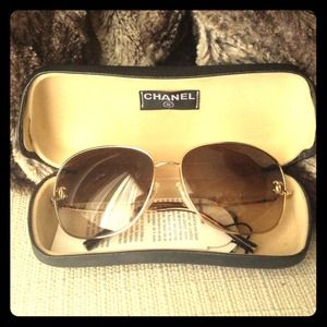 Chanel brown gradiant sunglasses