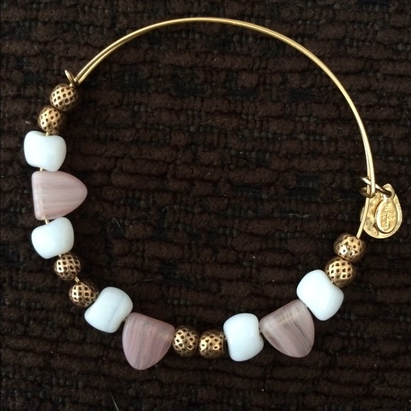 Alex and ani gold tone bracelet