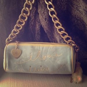 Juicy Couture blue and yellow purse