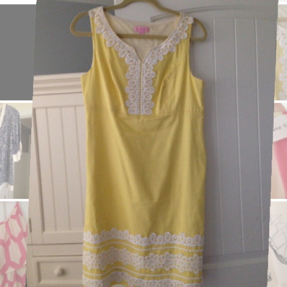 Lilly Pulitzer Yellow size 8 Shift
