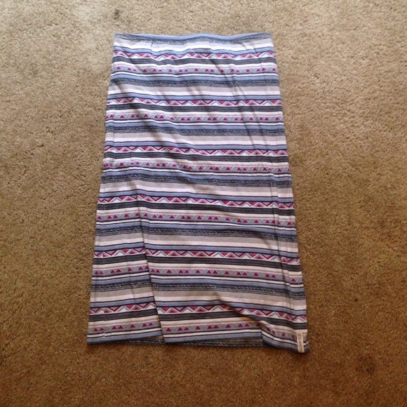 Tribal print mini dress