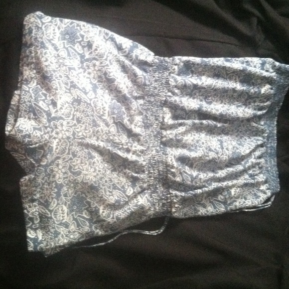 Blue and white American eagle romper - Picture 1 of 2