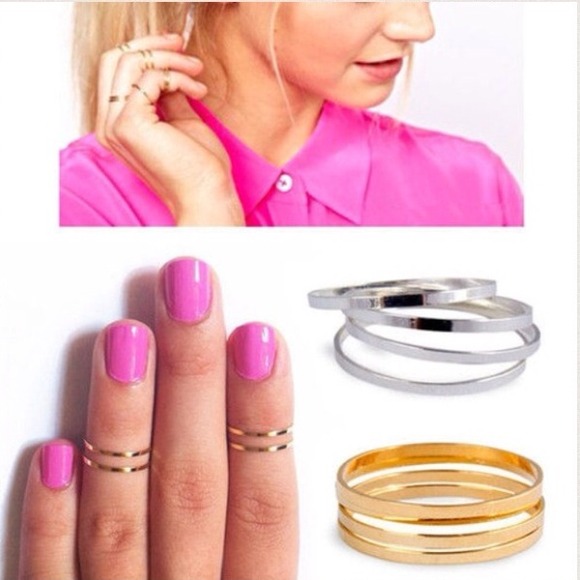 Jewelry - Last set🎉HP🎉 midi knuckle rings