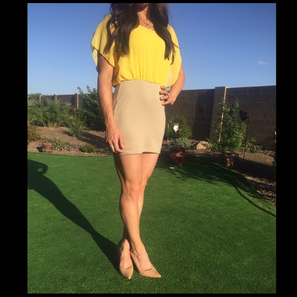 Sheer overlay dress