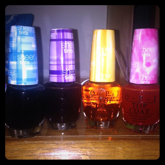OPI SHEER TINTS nail polish
