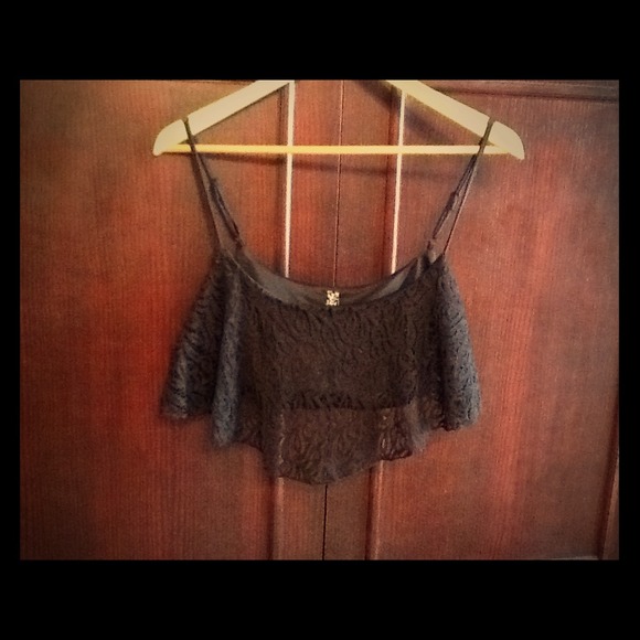 Lace crop top...S,M,L,XL comes in all sizesssss! - Picture 1 of 1