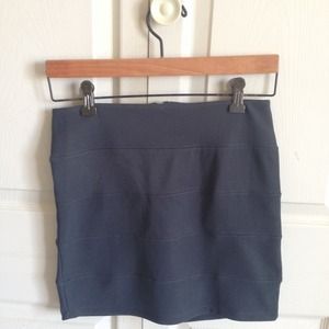 Charcoal grey skirt