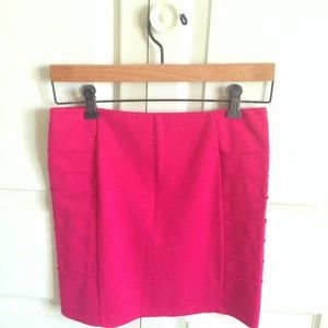 Hot pink skirt
