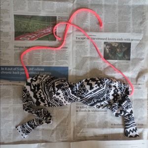 Zebra Bikini Top