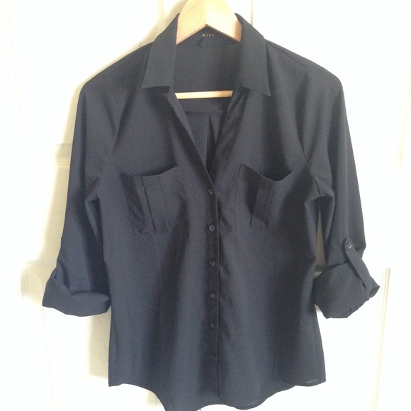 Black button up