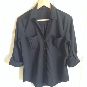 Black button up