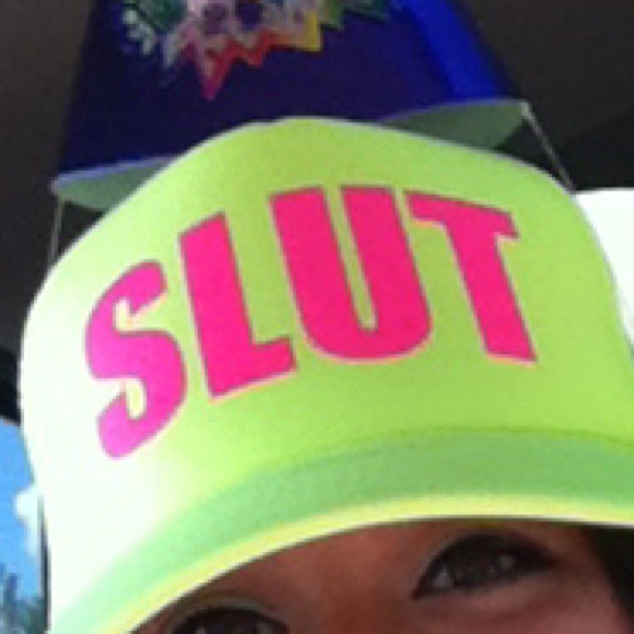 TRADED: Slut trucker hat! - Picture 1 of 2