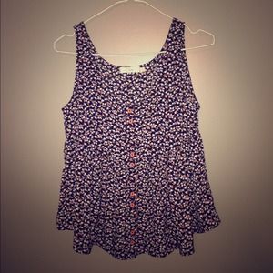 Floral tank top