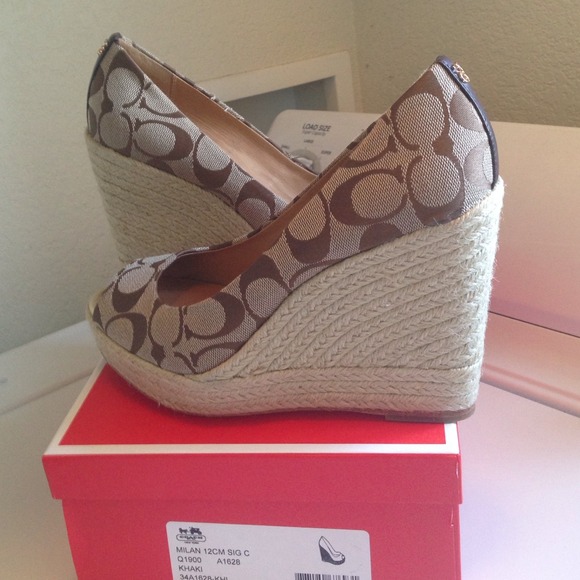 Coach wedges