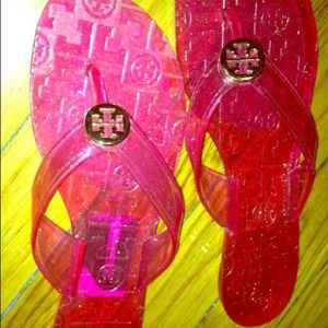 Tory Burch jelly flip flops